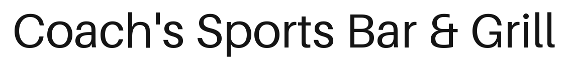Coach's Sports Bar & Grill